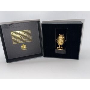 Skultuna 1607 Moomin Stinky Brass Figurine Sweden w/ Box Rare Gold Tone